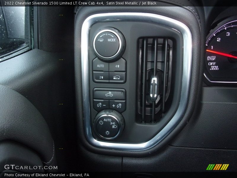 Satin Steel Metallic / Jet Black 2022 Chevrolet Silverado 1500 Limited LT Crew Cab 4x4