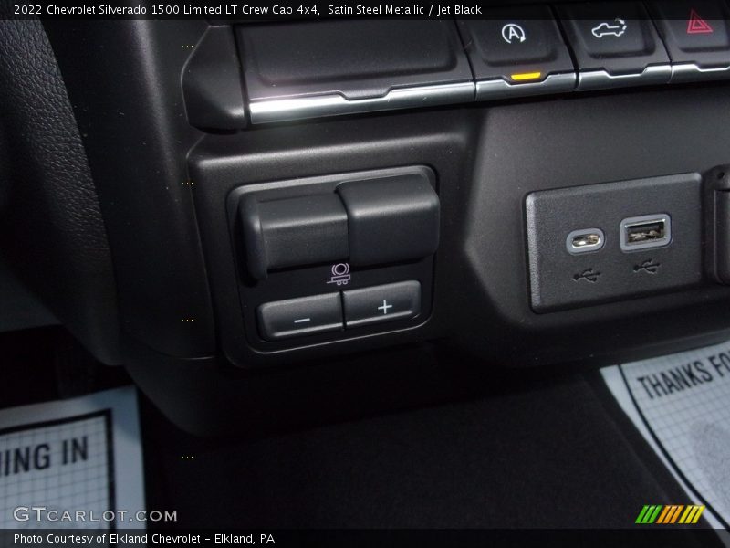 Satin Steel Metallic / Jet Black 2022 Chevrolet Silverado 1500 Limited LT Crew Cab 4x4