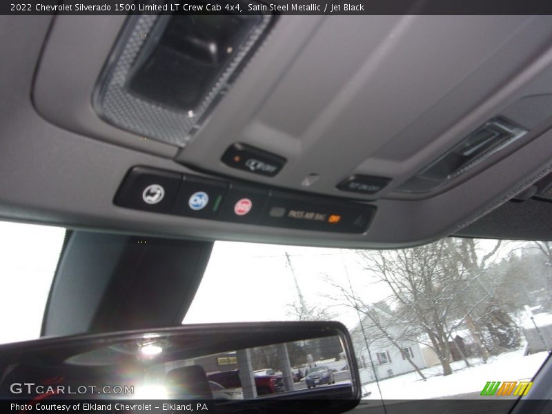 Satin Steel Metallic / Jet Black 2022 Chevrolet Silverado 1500 Limited LT Crew Cab 4x4