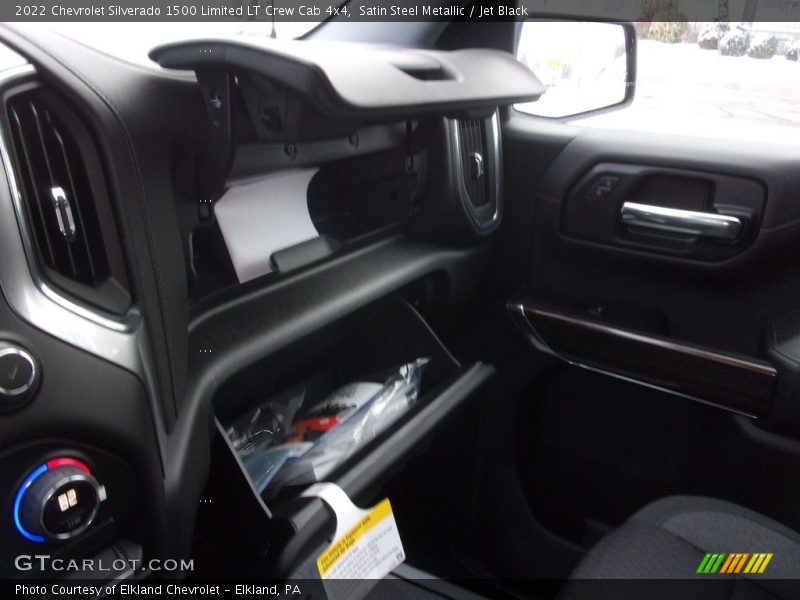 Satin Steel Metallic / Jet Black 2022 Chevrolet Silverado 1500 Limited LT Crew Cab 4x4