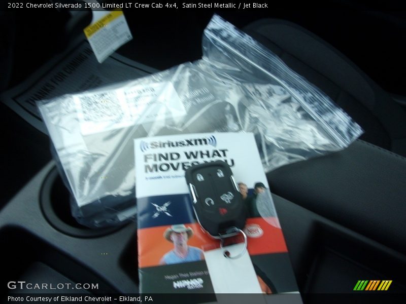 Satin Steel Metallic / Jet Black 2022 Chevrolet Silverado 1500 Limited LT Crew Cab 4x4