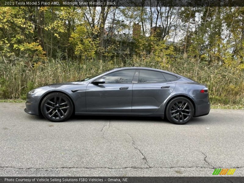  2021 Model S Plaid AWD Midnight Silver Metallic