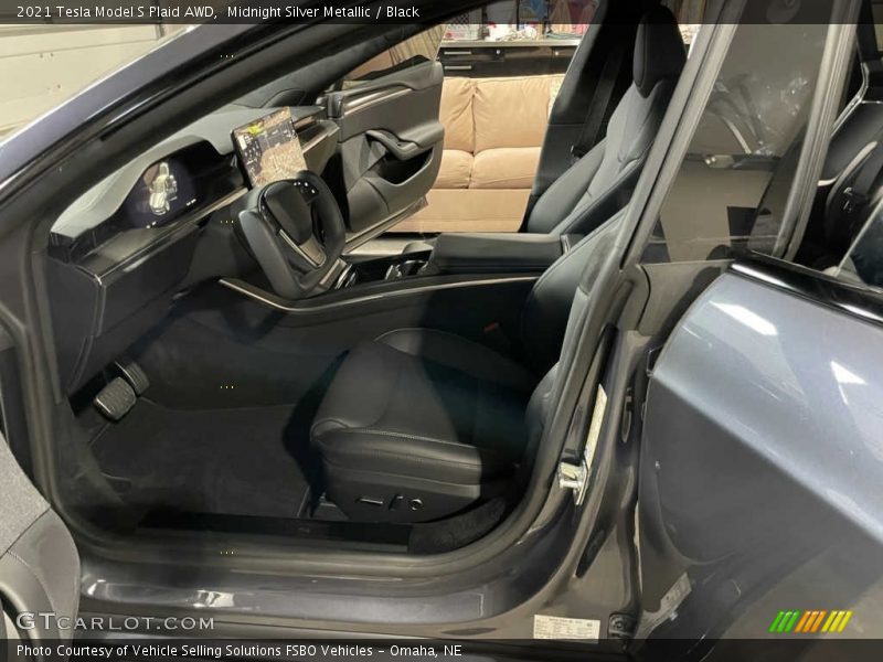  2021 Model S Plaid AWD Black Interior