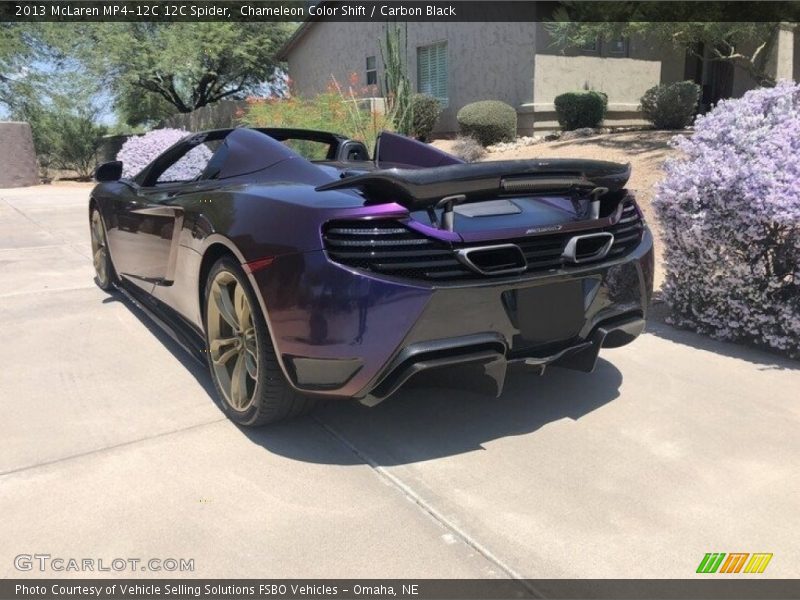 Chameleon Color Shift / Carbon Black 2013 McLaren MP4-12C 12C Spider