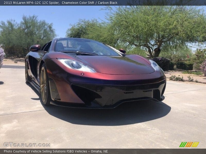 Chameleon Color Shift / Carbon Black 2013 McLaren MP4-12C 12C Spider