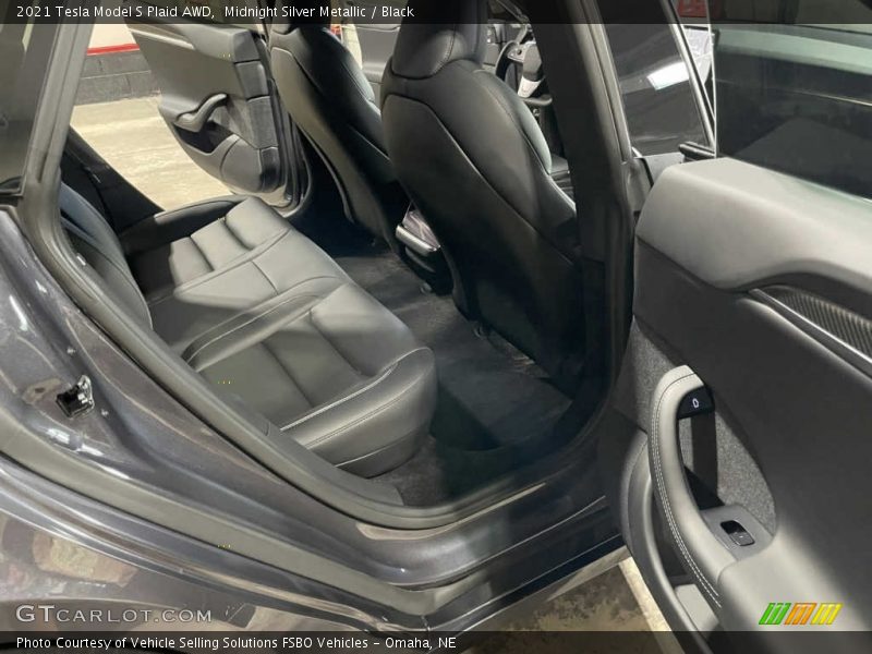 Rear Seat of 2021 Model S Plaid AWD