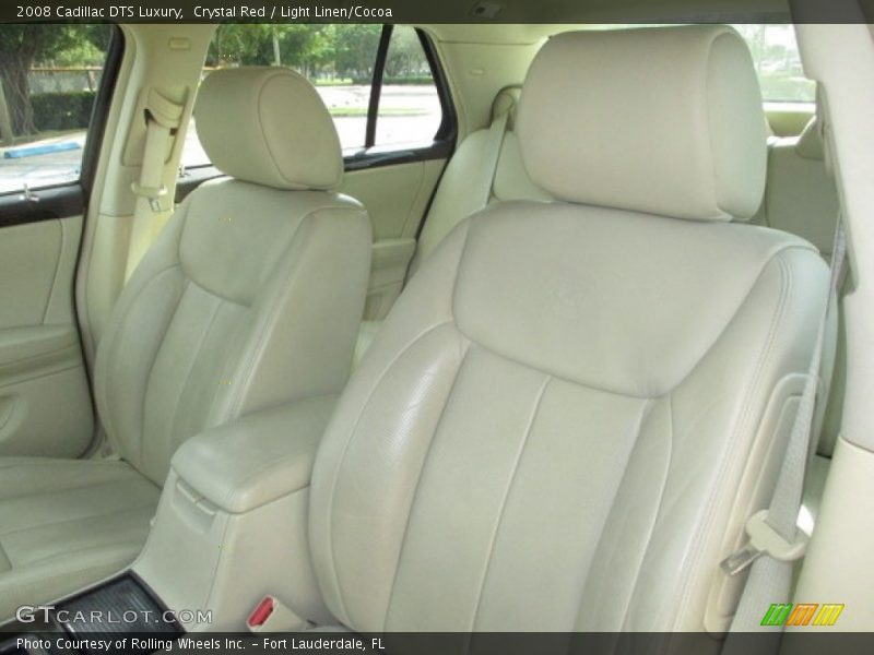 Crystal Red / Light Linen/Cocoa 2008 Cadillac DTS Luxury