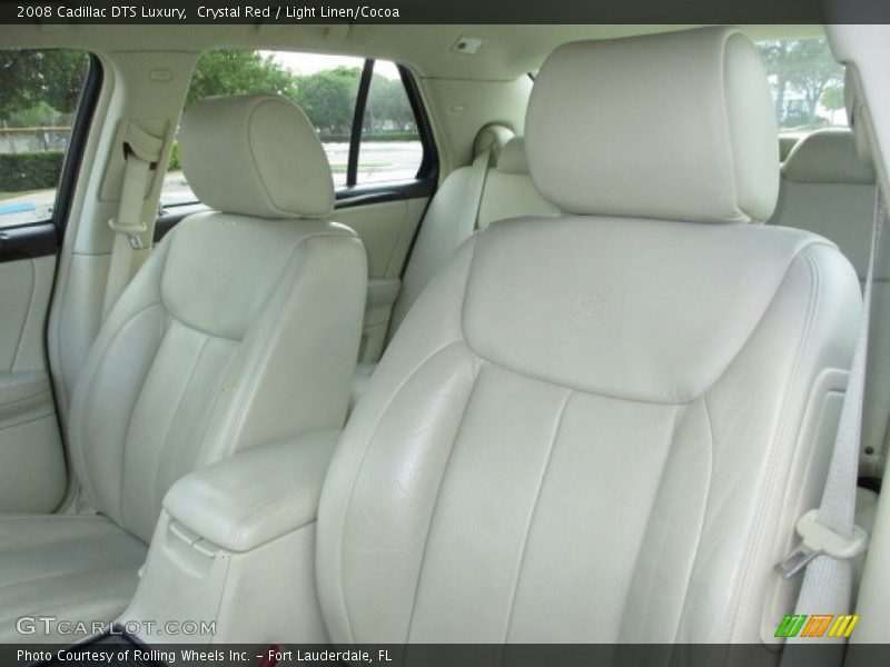 Crystal Red / Light Linen/Cocoa 2008 Cadillac DTS Luxury