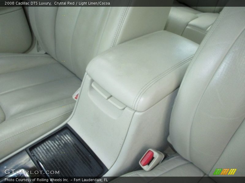 Crystal Red / Light Linen/Cocoa 2008 Cadillac DTS Luxury