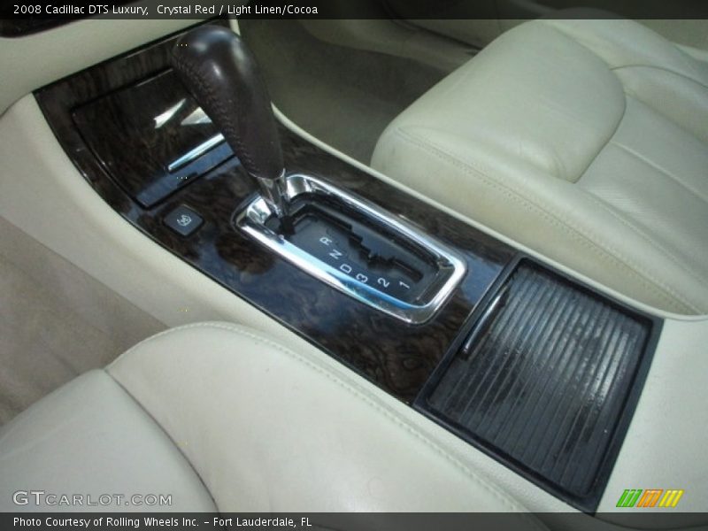Crystal Red / Light Linen/Cocoa 2008 Cadillac DTS Luxury