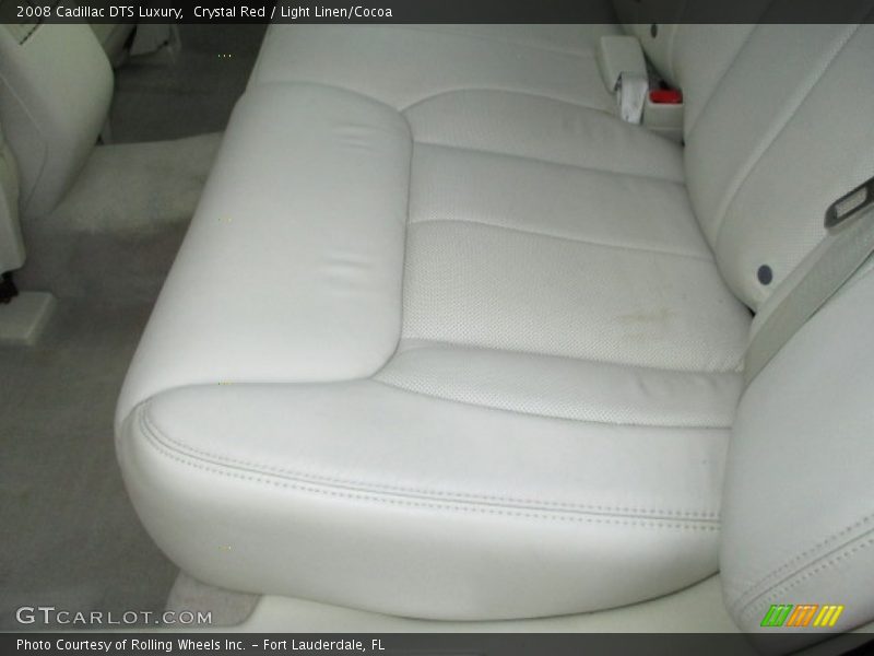 Crystal Red / Light Linen/Cocoa 2008 Cadillac DTS Luxury