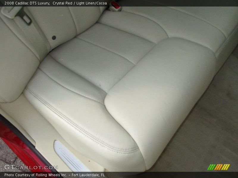 Crystal Red / Light Linen/Cocoa 2008 Cadillac DTS Luxury