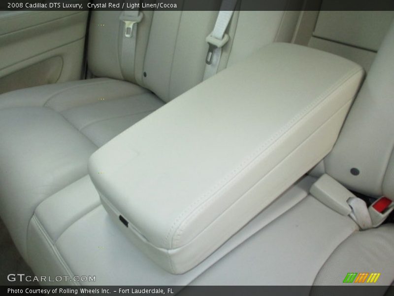 Crystal Red / Light Linen/Cocoa 2008 Cadillac DTS Luxury