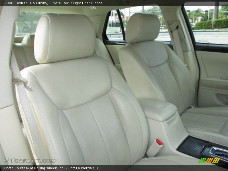 Crystal Red / Light Linen/Cocoa 2008 Cadillac DTS Luxury