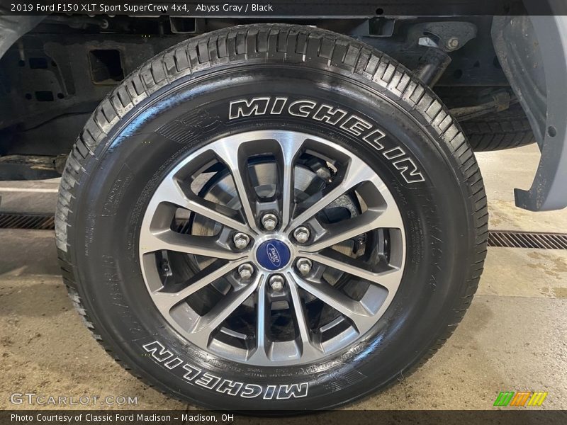 Abyss Gray / Black 2019 Ford F150 XLT Sport SuperCrew 4x4