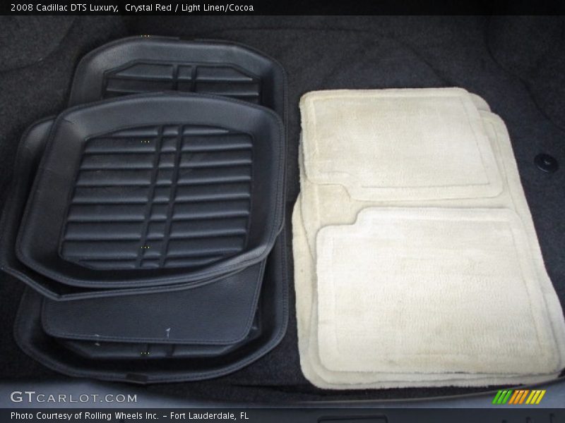 Crystal Red / Light Linen/Cocoa 2008 Cadillac DTS Luxury