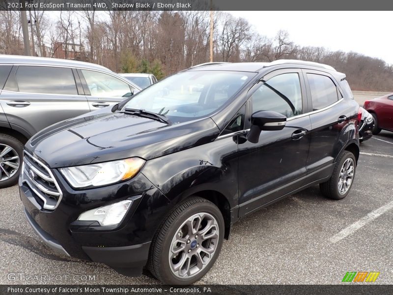 Front 3/4 View of 2021 EcoSport Titanium 4WD