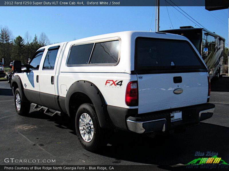 Oxford White / Steel 2012 Ford F250 Super Duty XLT Crew Cab 4x4