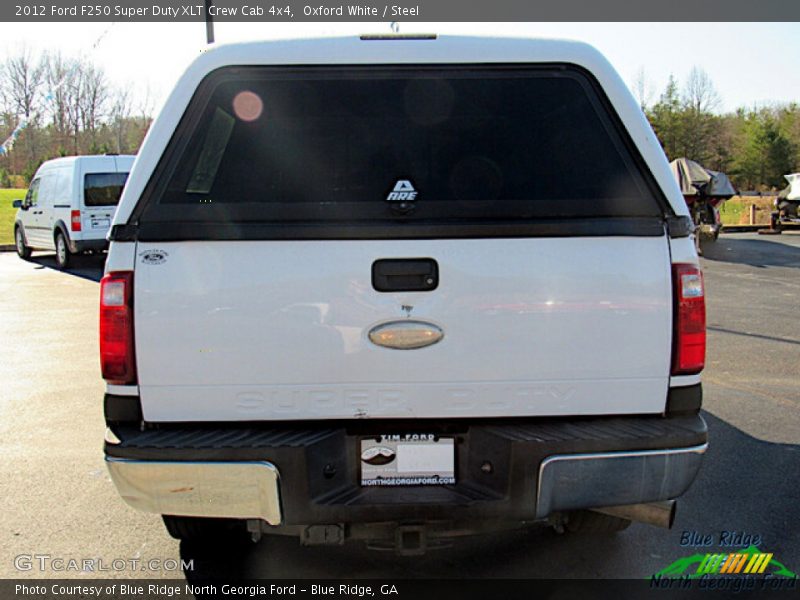 Oxford White / Steel 2012 Ford F250 Super Duty XLT Crew Cab 4x4
