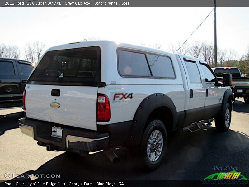 Oxford White / Steel 2012 Ford F250 Super Duty XLT Crew Cab 4x4