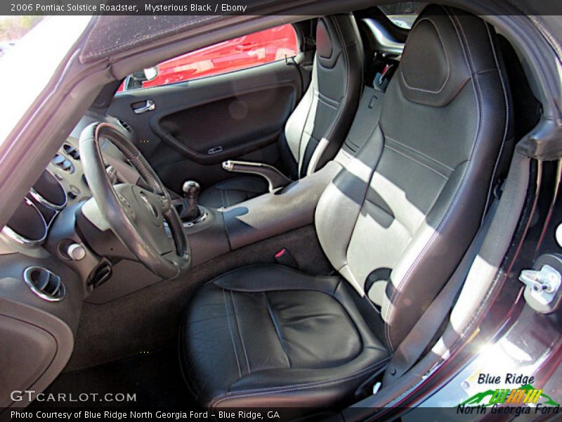 Mysterious Black / Ebony 2006 Pontiac Solstice Roadster