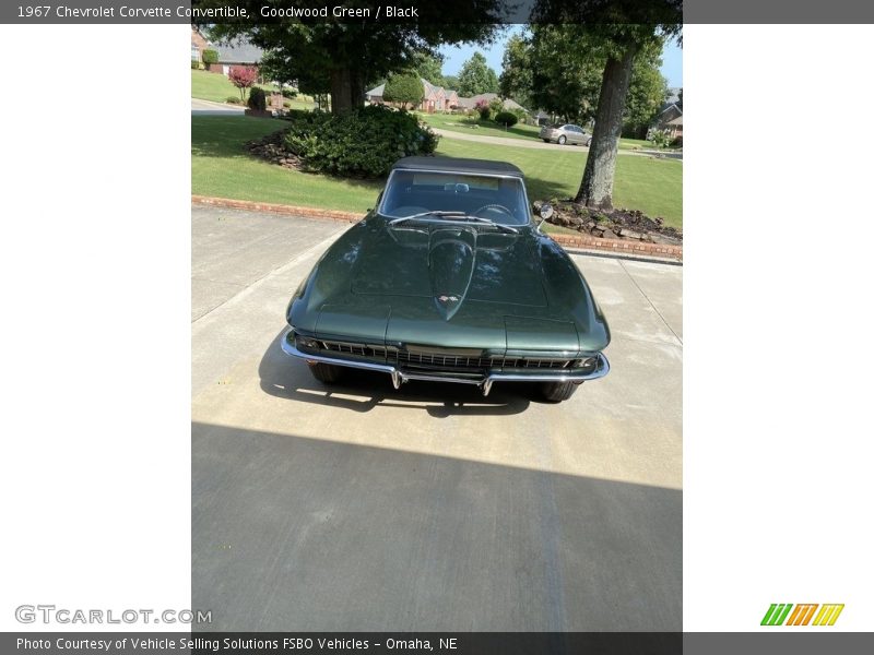 Goodwood Green / Black 1967 Chevrolet Corvette Convertible