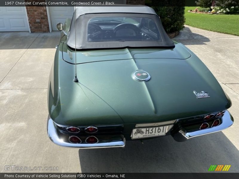 Goodwood Green / Black 1967 Chevrolet Corvette Convertible