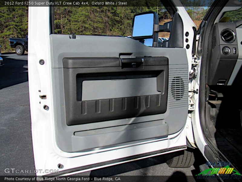 Oxford White / Steel 2012 Ford F250 Super Duty XLT Crew Cab 4x4