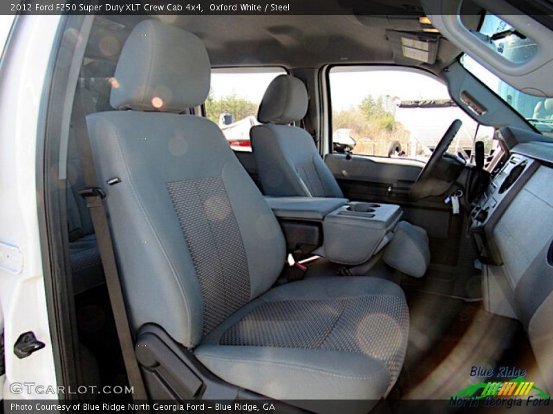 Oxford White / Steel 2012 Ford F250 Super Duty XLT Crew Cab 4x4
