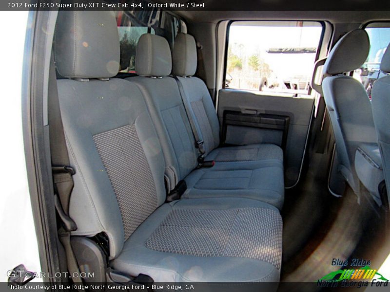 Oxford White / Steel 2012 Ford F250 Super Duty XLT Crew Cab 4x4