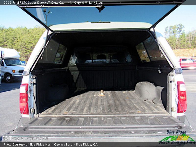 Oxford White / Steel 2012 Ford F250 Super Duty XLT Crew Cab 4x4