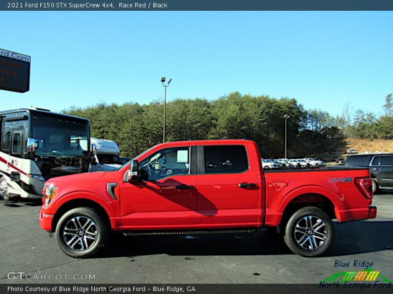 Race Red / Black 2021 Ford F150 STX SuperCrew 4x4