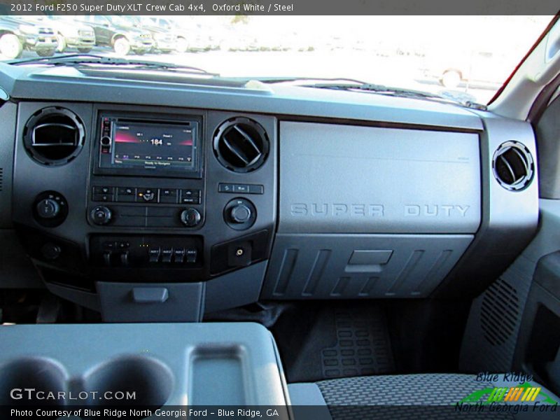 Oxford White / Steel 2012 Ford F250 Super Duty XLT Crew Cab 4x4