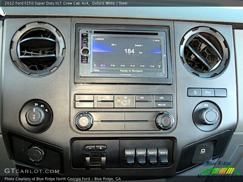Oxford White / Steel 2012 Ford F250 Super Duty XLT Crew Cab 4x4