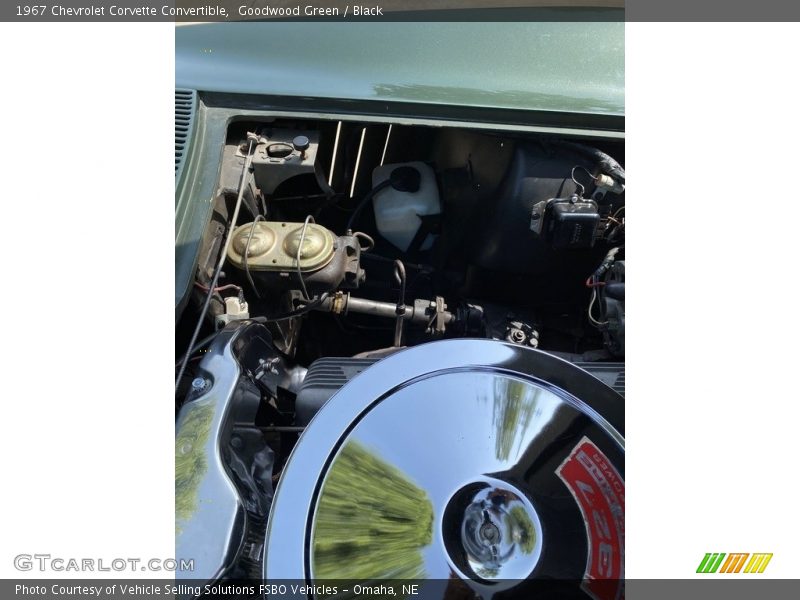 Goodwood Green / Black 1967 Chevrolet Corvette Convertible