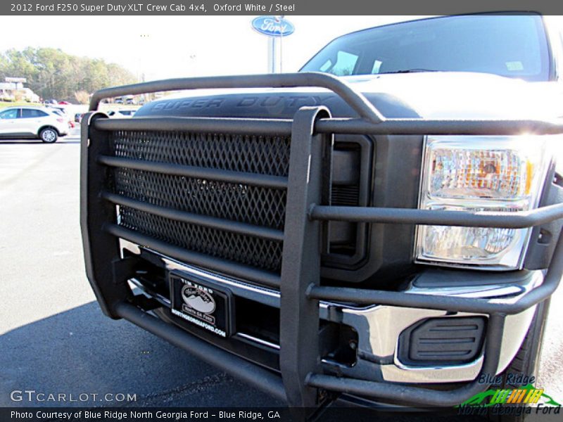 Oxford White / Steel 2012 Ford F250 Super Duty XLT Crew Cab 4x4