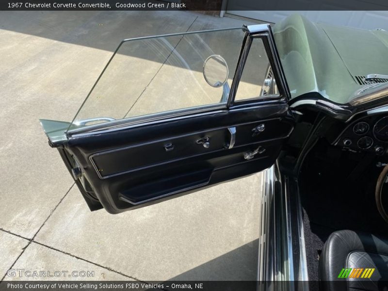 Goodwood Green / Black 1967 Chevrolet Corvette Convertible