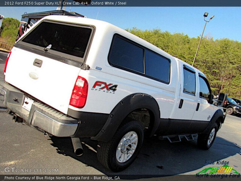 Oxford White / Steel 2012 Ford F250 Super Duty XLT Crew Cab 4x4