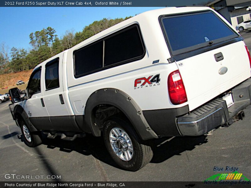 Oxford White / Steel 2012 Ford F250 Super Duty XLT Crew Cab 4x4
