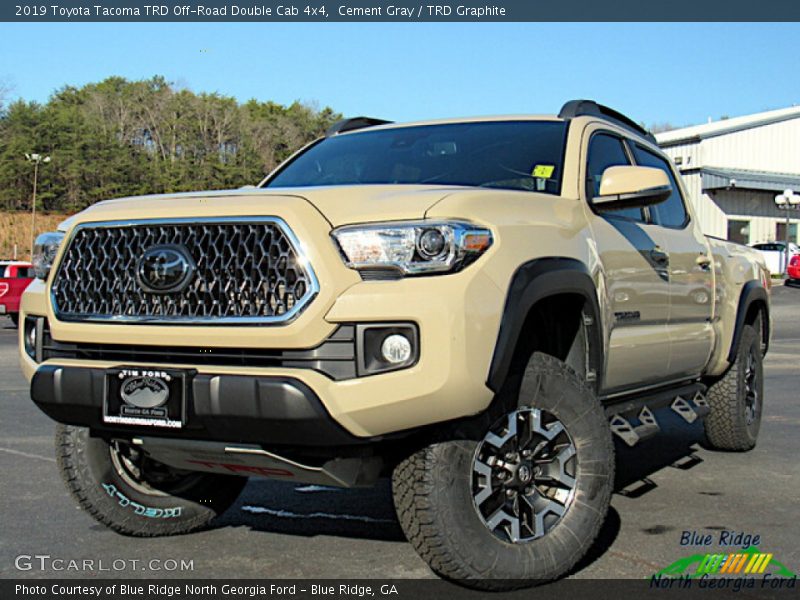 Cement Gray / TRD Graphite 2019 Toyota Tacoma TRD Off-Road Double Cab 4x4
