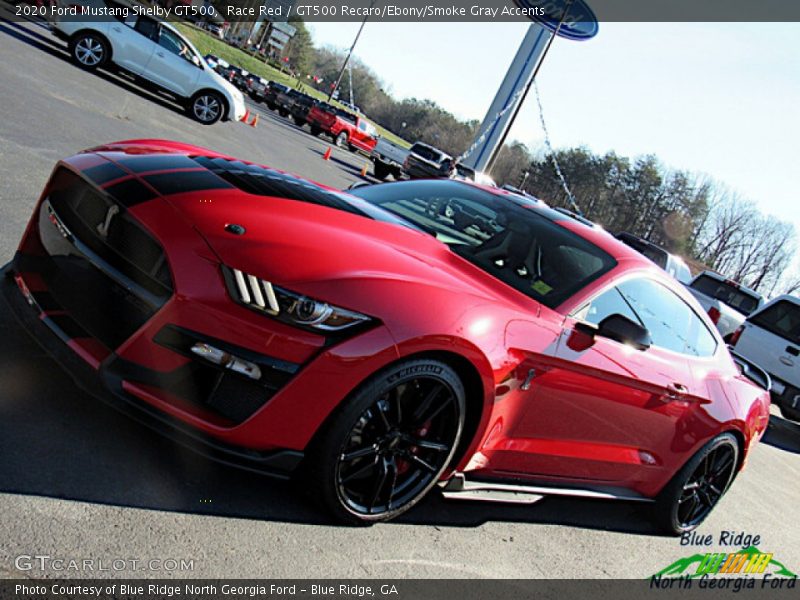 Race Red / GT500 Recaro/Ebony/Smoke Gray Accents 2020 Ford Mustang Shelby GT500