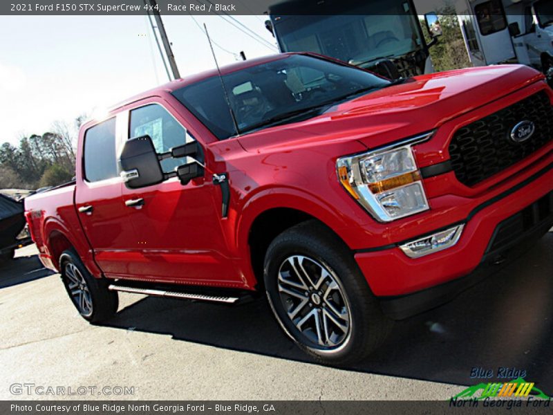 Race Red / Black 2021 Ford F150 STX SuperCrew 4x4