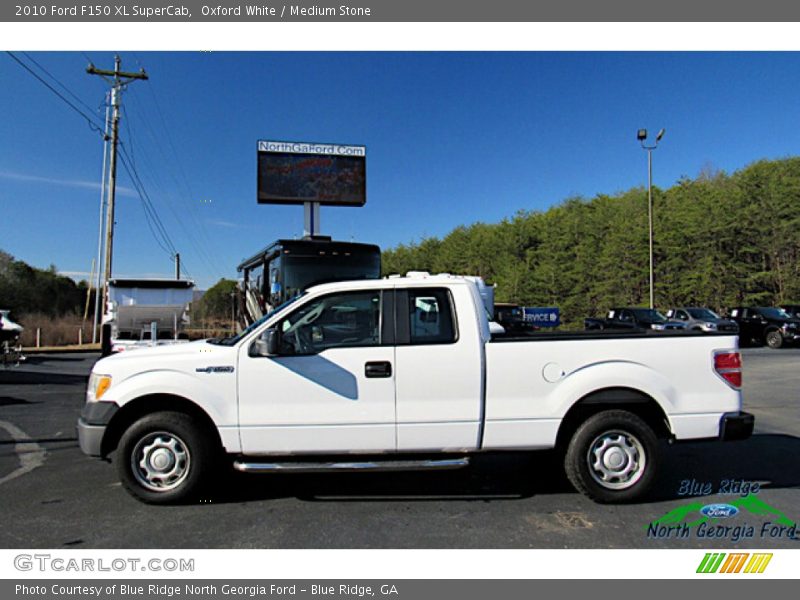 Oxford White / Medium Stone 2010 Ford F150 XL SuperCab