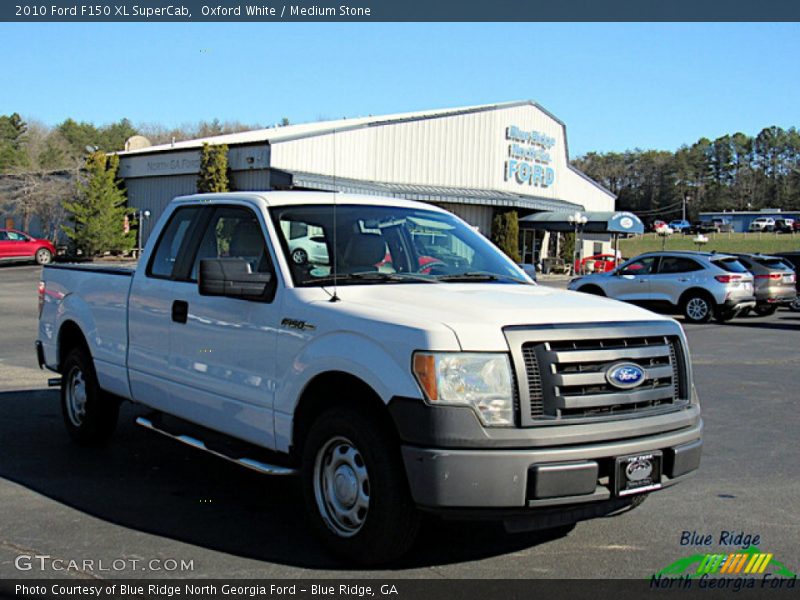 Oxford White / Medium Stone 2010 Ford F150 XL SuperCab