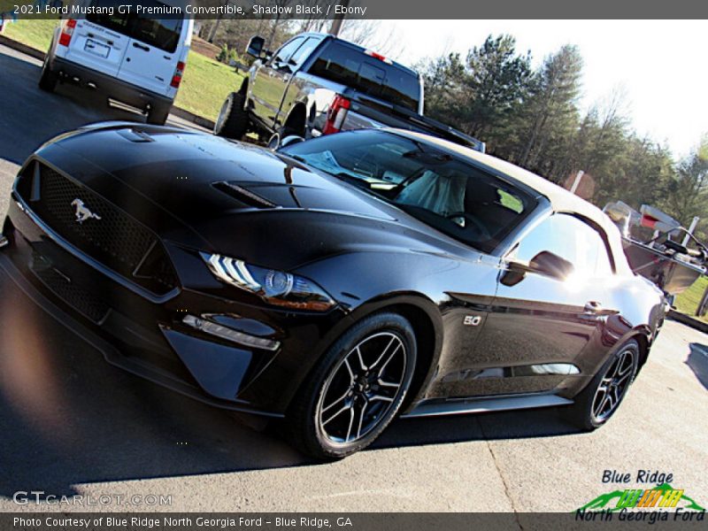 Shadow Black / Ebony 2021 Ford Mustang GT Premium Convertible
