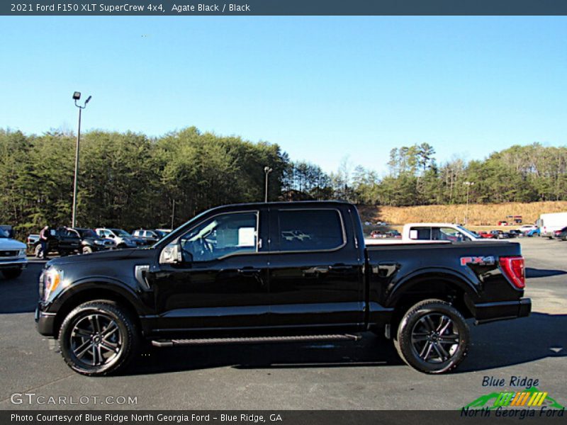 Agate Black / Black 2021 Ford F150 XLT SuperCrew 4x4