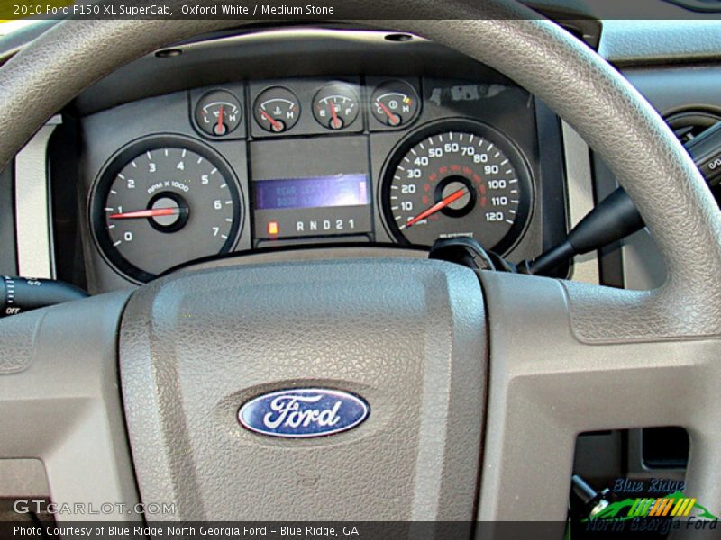 Oxford White / Medium Stone 2010 Ford F150 XL SuperCab