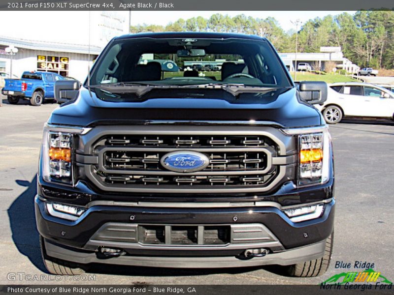 Agate Black / Black 2021 Ford F150 XLT SuperCrew 4x4