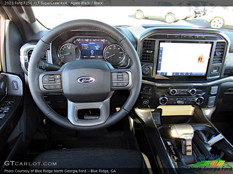 Agate Black / Black 2021 Ford F150 XLT SuperCrew 4x4