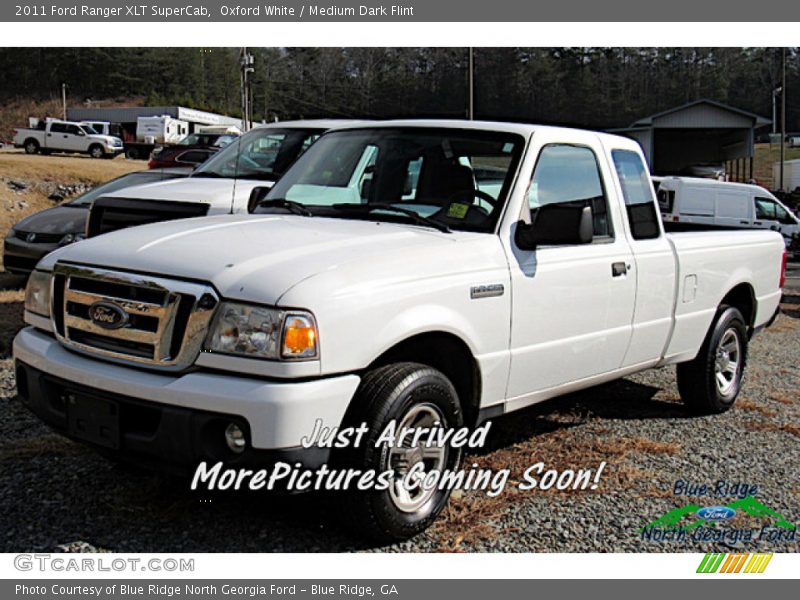 Oxford White / Medium Dark Flint 2011 Ford Ranger XLT SuperCab